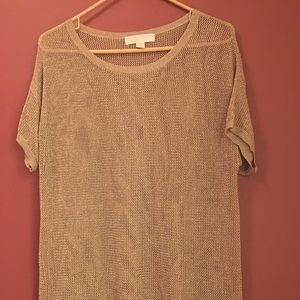 Gold light weight top Michael Kors
